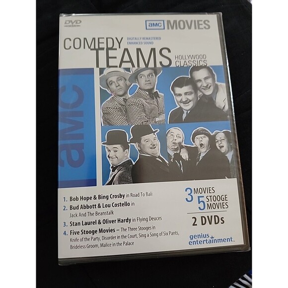 AMC - Hollywood Classics: Comedy Teams (DVD, 2004) New Sealed, Bob Hope, Abbott - Picture 2 of 6